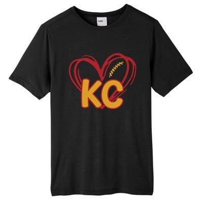 Kc Football Tall Fusion ChromaSoft Performance T-Shirt