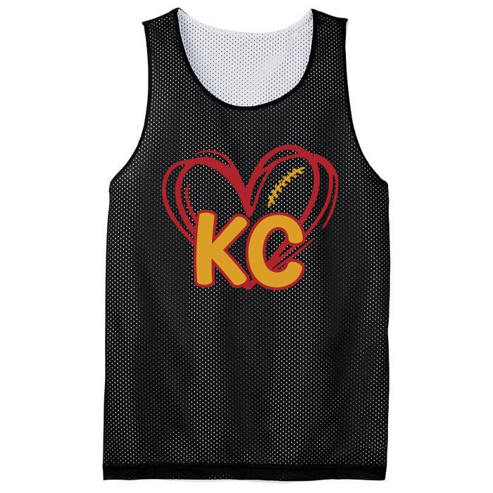 Kc Football Mesh Reversible Basketball Jersey Tank