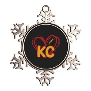 Kc Football Metallic Star Ornament