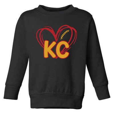 Kc Football Toddler Sweatshirt