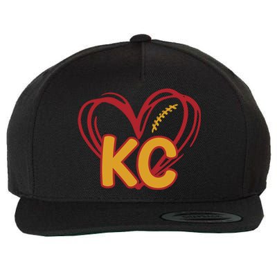 Kc Football Wool Snapback Cap