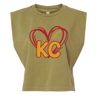 Kc Football Garment-Dyed Women's Muscle Tee