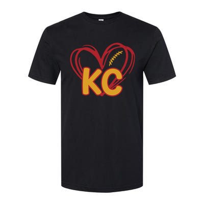 Kc Football Softstyle CVC T-Shirt