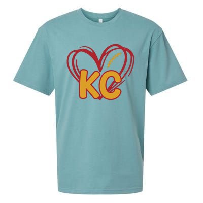 Kc Football Sueded Cloud Jersey T-Shirt