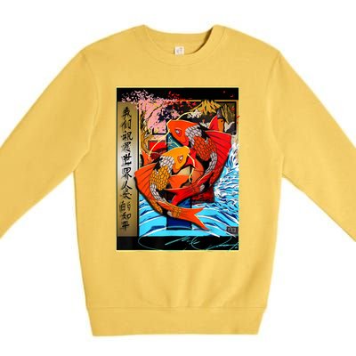 Koi Fish Premium Crewneck Sweatshirt