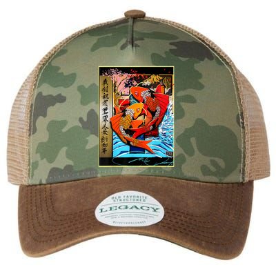 Koi Fish Legacy Tie Dye Trucker Hat