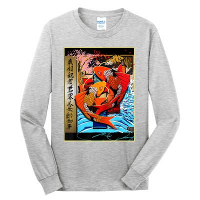 Koi Fish Tall Long Sleeve T-Shirt