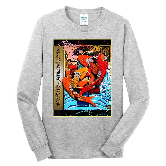 Koi Fish Tall Long Sleeve T-Shirt