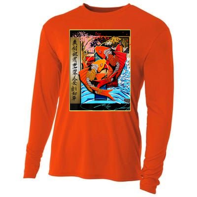 Koi Fish Cooling Performance Long Sleeve Crew