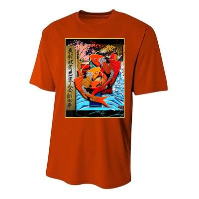 Koi Fish Performance Sprint T-Shirt