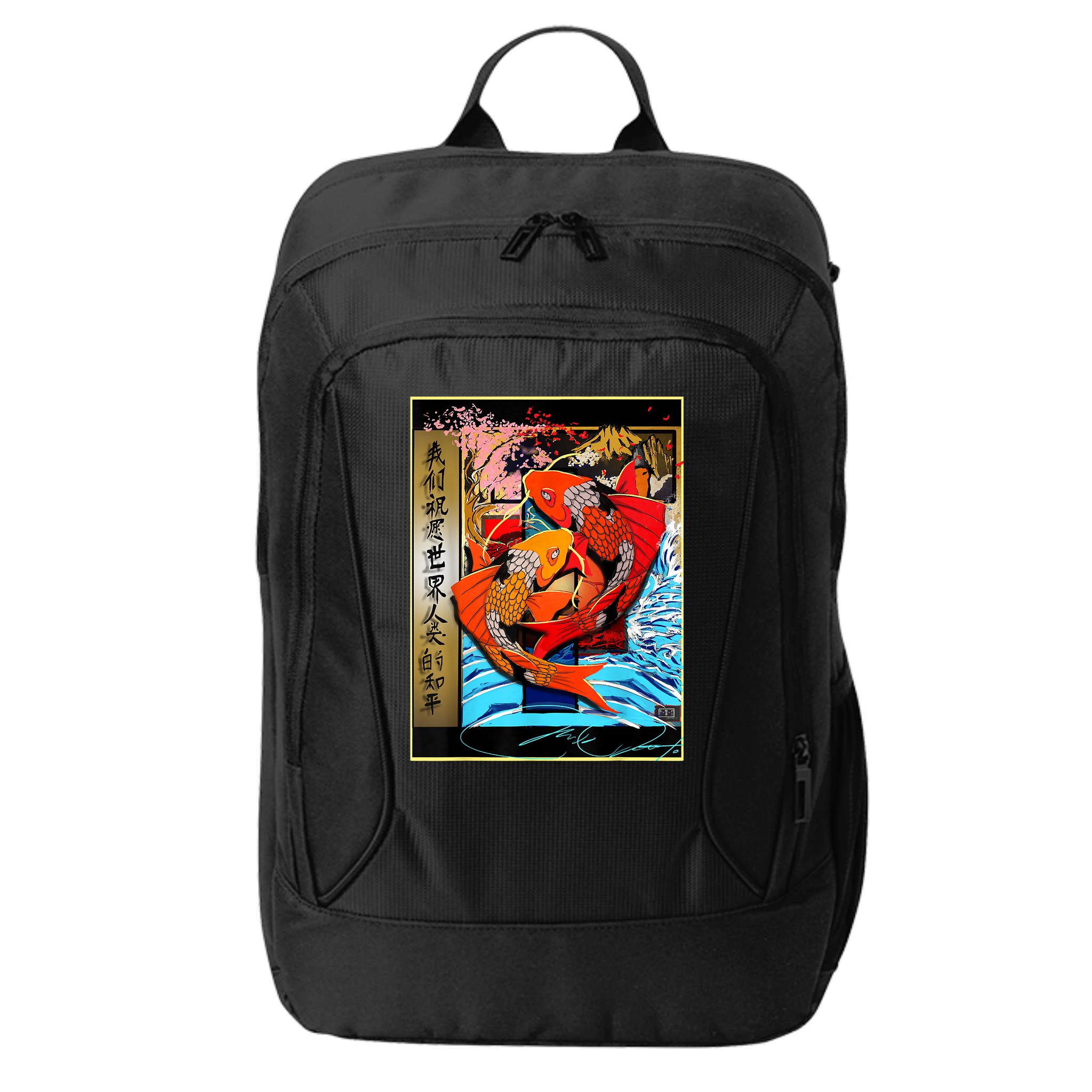 Koi Fish City Backpack