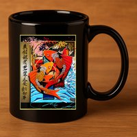 Koi Fish 11oz C Handle Ceramic Mug