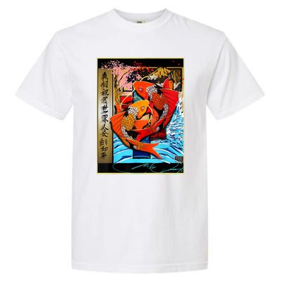 Koi Fish Garment-Dyed Heavyweight T-Shirt