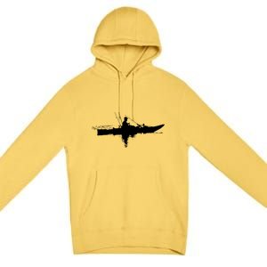 Kayak Fishing Kayaking Cool Gift Premium Pullover Hoodie