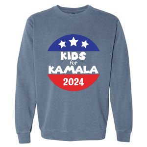 Kidd For Kamala President Love Kamala Harris Garment-Dyed Sweatshirt