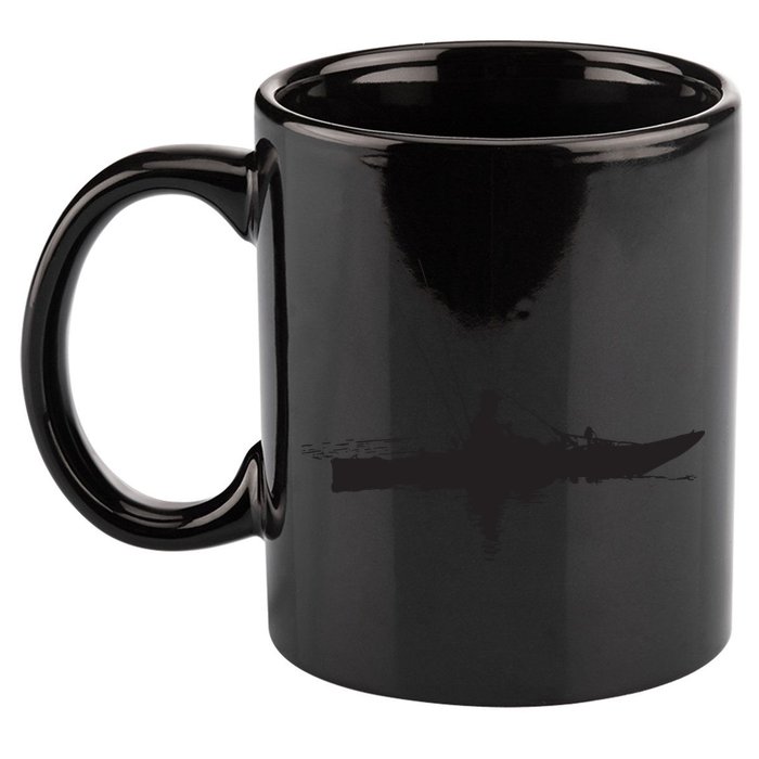 Kayak Fishing Kayaking 11oz C Handle Ceramic Mug