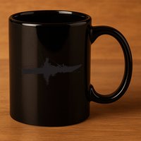 Kayak Fishing Kayaking 11oz C Handle Ceramic Mug