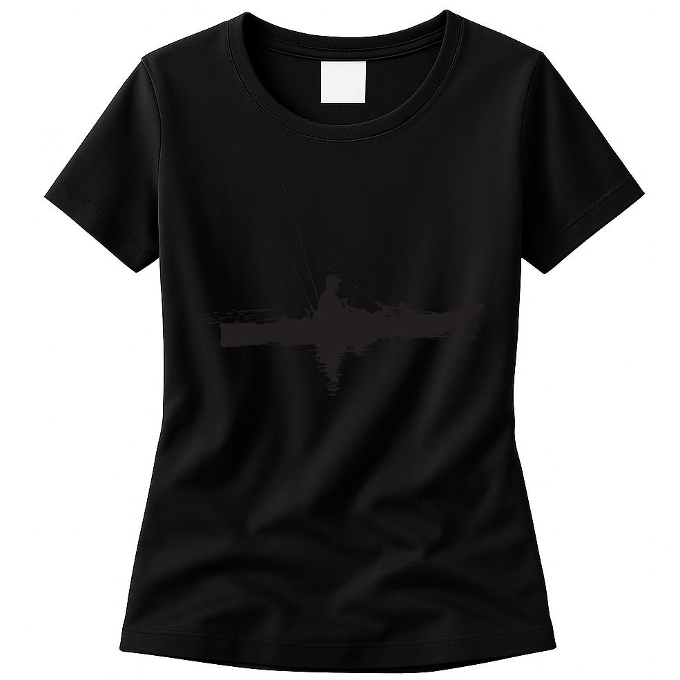 Kayak Fishing Kayaking Womens T-Shirt