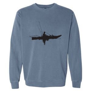 Kayak Fishing Kayaking Garment-Dyed Sweatshirt