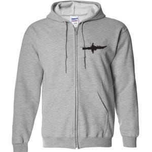 Kayak Fishing Kayaking Full Zip Hoodie