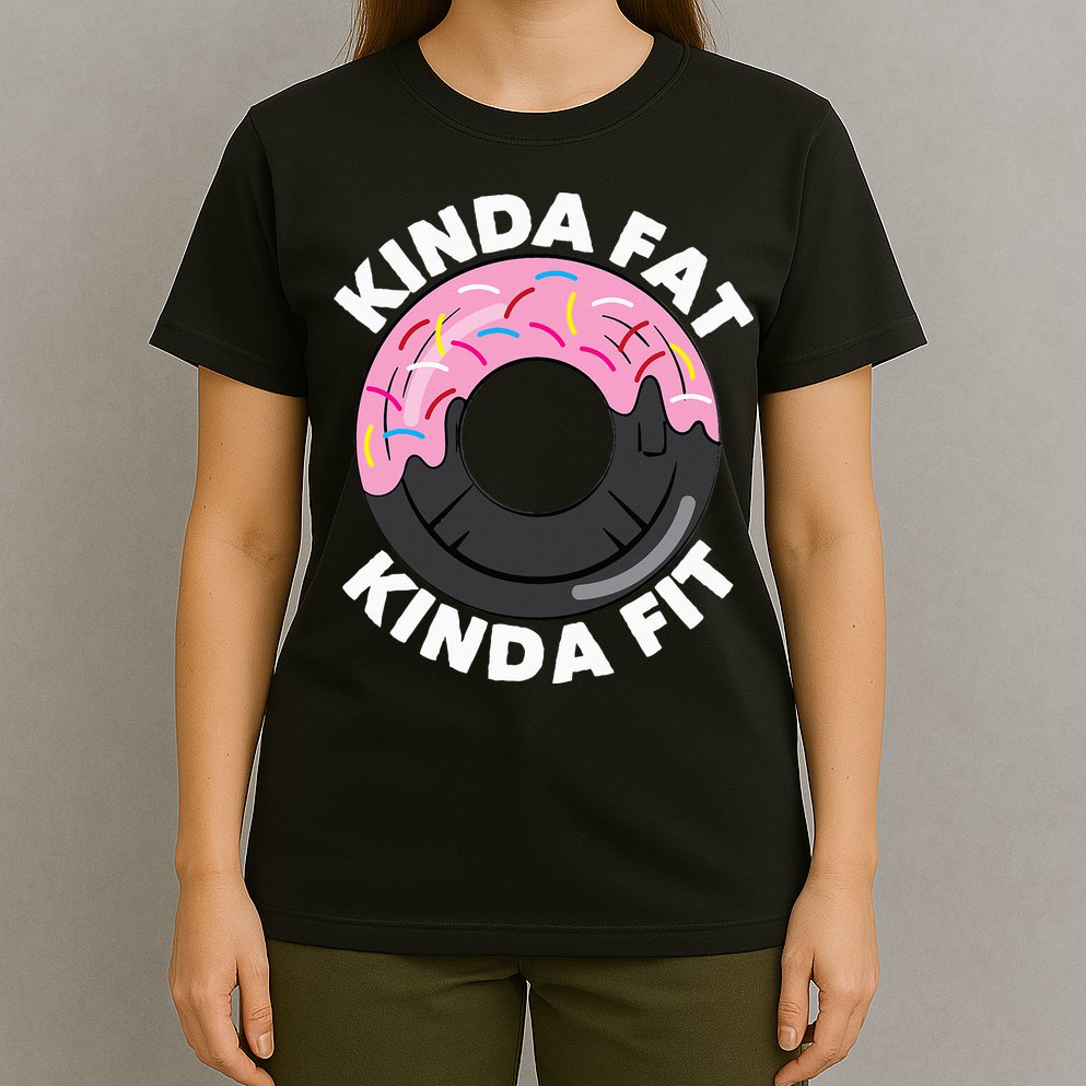 Kinda Fat Kinda Fit Fitness Workout Gift T-Shirt
