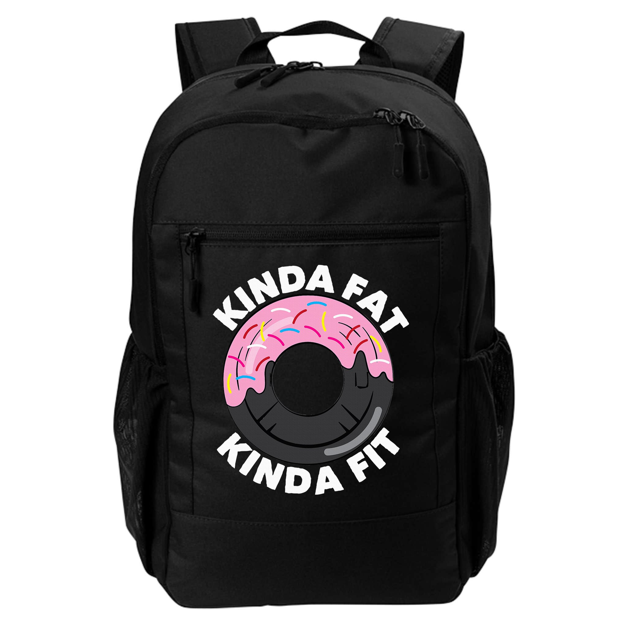 Kinda Fat Kinda Fit Fitness Workout Gift Backpack