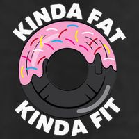 Kinda Fat Kinda Fit Fitness Workout Gift Hat