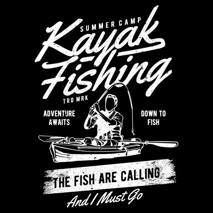 Kayak Fishing Tall Hoodie