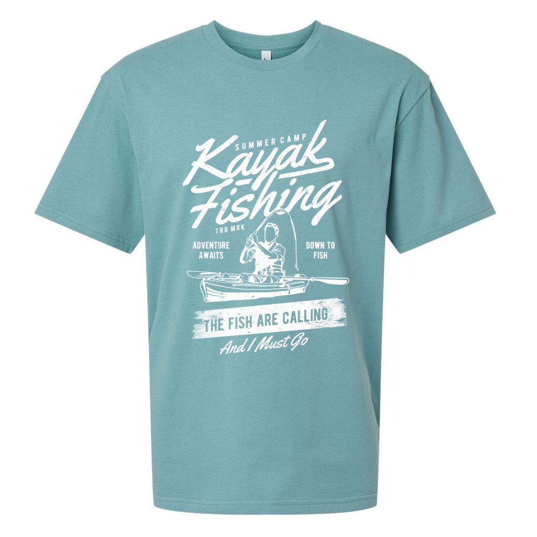Kayak Fishing Sueded Cloud Jersey T-Shirt