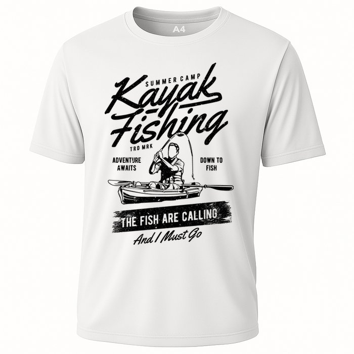 Kayak Fishing Cooling Performance Crew T-Shirt