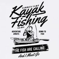 Kayak Fishing Cooling Performance Crew T-Shirt