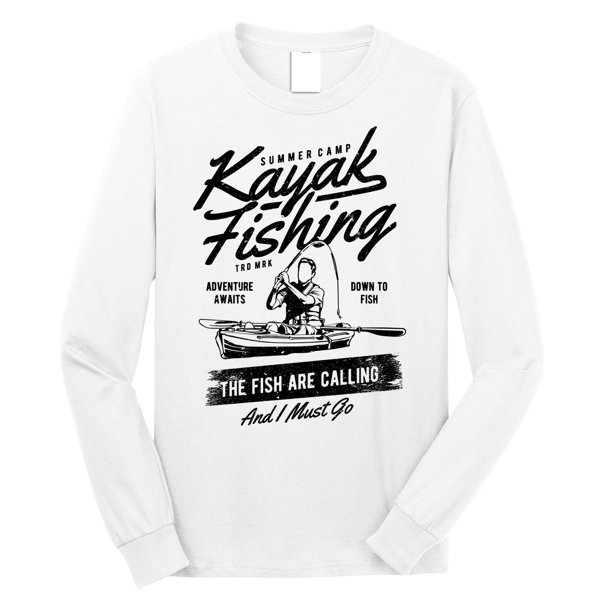 Kayak Fishing Long Sleeve Shirt