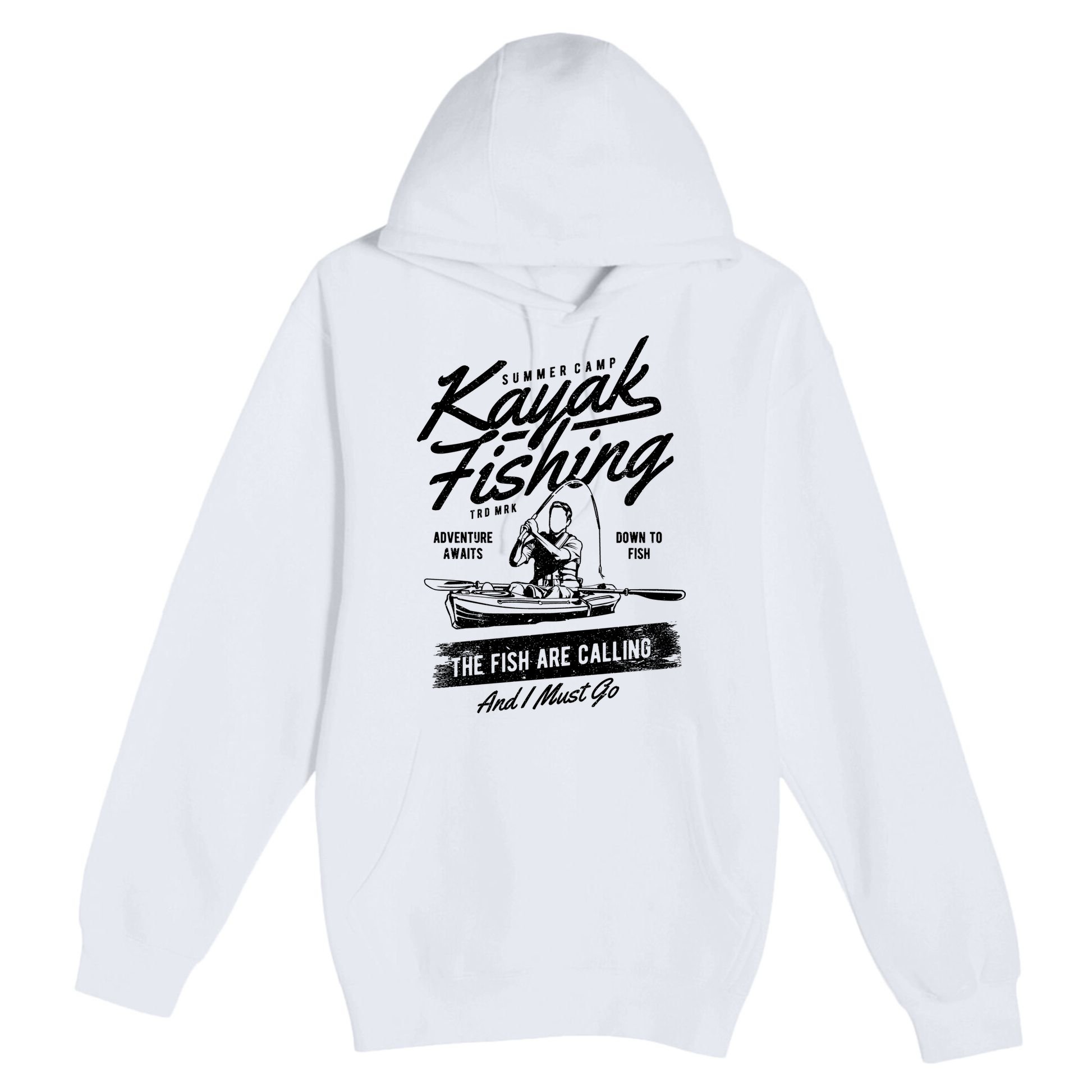 Kayak Fishing Premium Pullover Hoodie