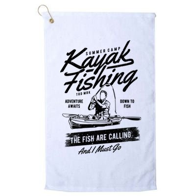 Kayak Fishing Golf Towel
