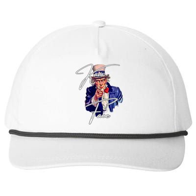 Kava Face Snapback Five-Panel Rope Hat