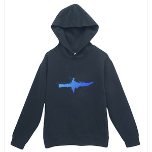 Kayak Fishing Kayaking Gift Urban Pullover Hoodie