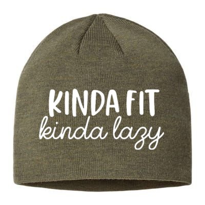 Kinda Fit Kinda Lazy Sustainable Beanie