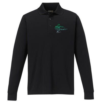 Karate Fighter Karate Performance Long Sleeve Polo