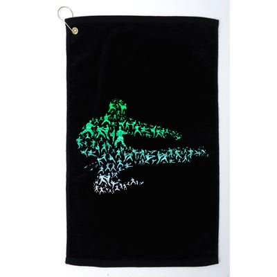 Karate Fighter Karate Golf Towel