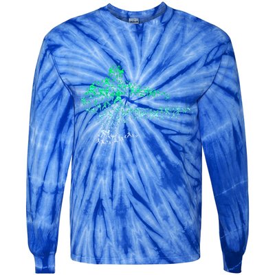 Karate Fighter Karate Tie-Dye Long Sleeve Shirt