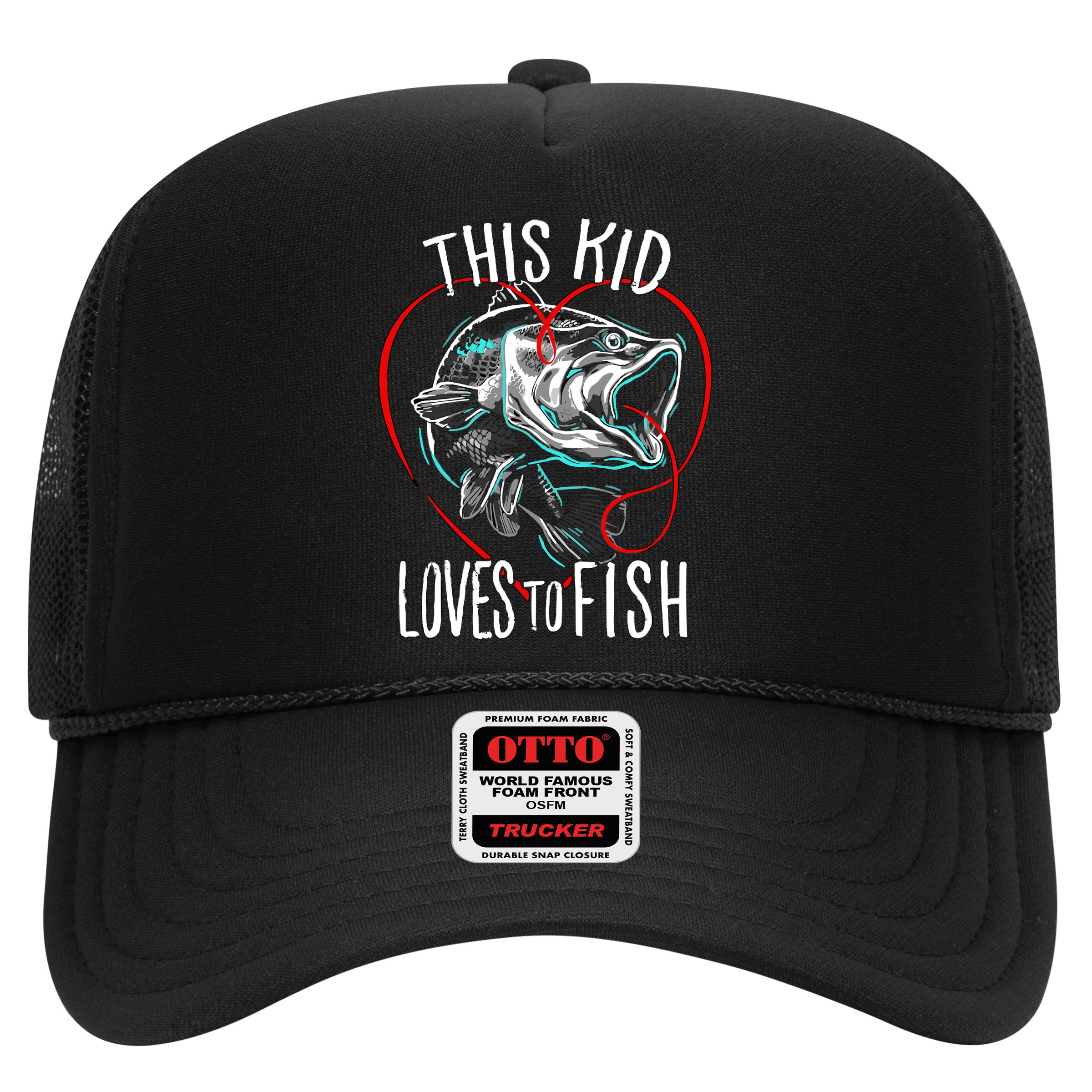 Kids Fishing Loves To Fish Hat