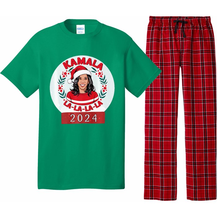 Kamala Fa La La La Funny Christmas 2024 Holiday Harris Walz Premium Pajama Set