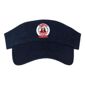 Kamala Fa La La La Funny Christmas 2024 Holiday Harris Walz Premium Valucap Bio-Washed Visor