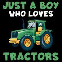 Kids Farm Lifestyle Just A Boy Who Loves Tractors 16 in Basic Backpack