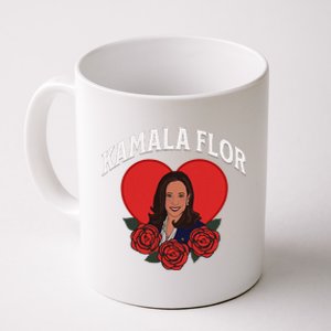 Kamala Flor Latinas Con Harris Democrats Support Kamala Coffee Mug