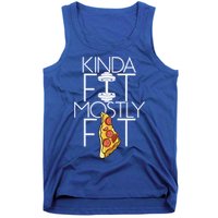 Kinda Fit Mostly Fat Fitness Workout Kinda Fit Mostly Fat Funny Gift Tank Top