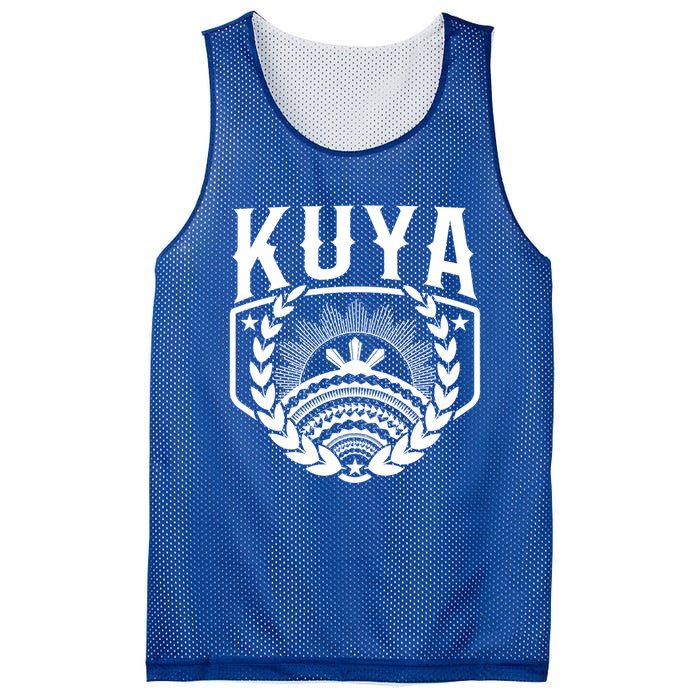 Kuya Family Matching Filipino Tribal Gift Mesh Reversible Basketball Jersey Tank