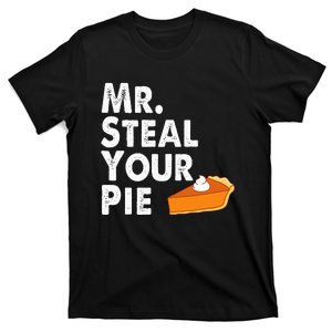 Kids Funny Mr Steal Your Pie Thanksgiving T-Shirt