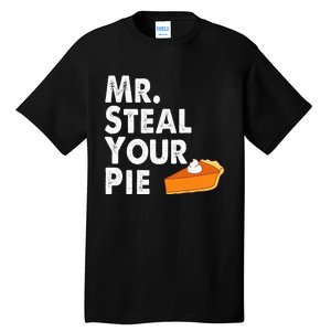 Kids Funny Mr Steal Your Pie Thanksgiving Tall T-Shirt