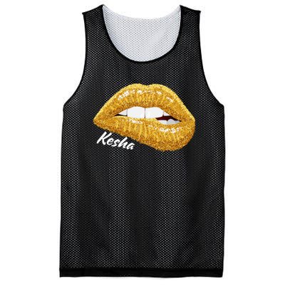 K.E.S.H.A First Name Mesh Reversible Basketball Jersey Tank